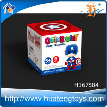 wholesale kids color play dough,DIY mini figure color dough H167884